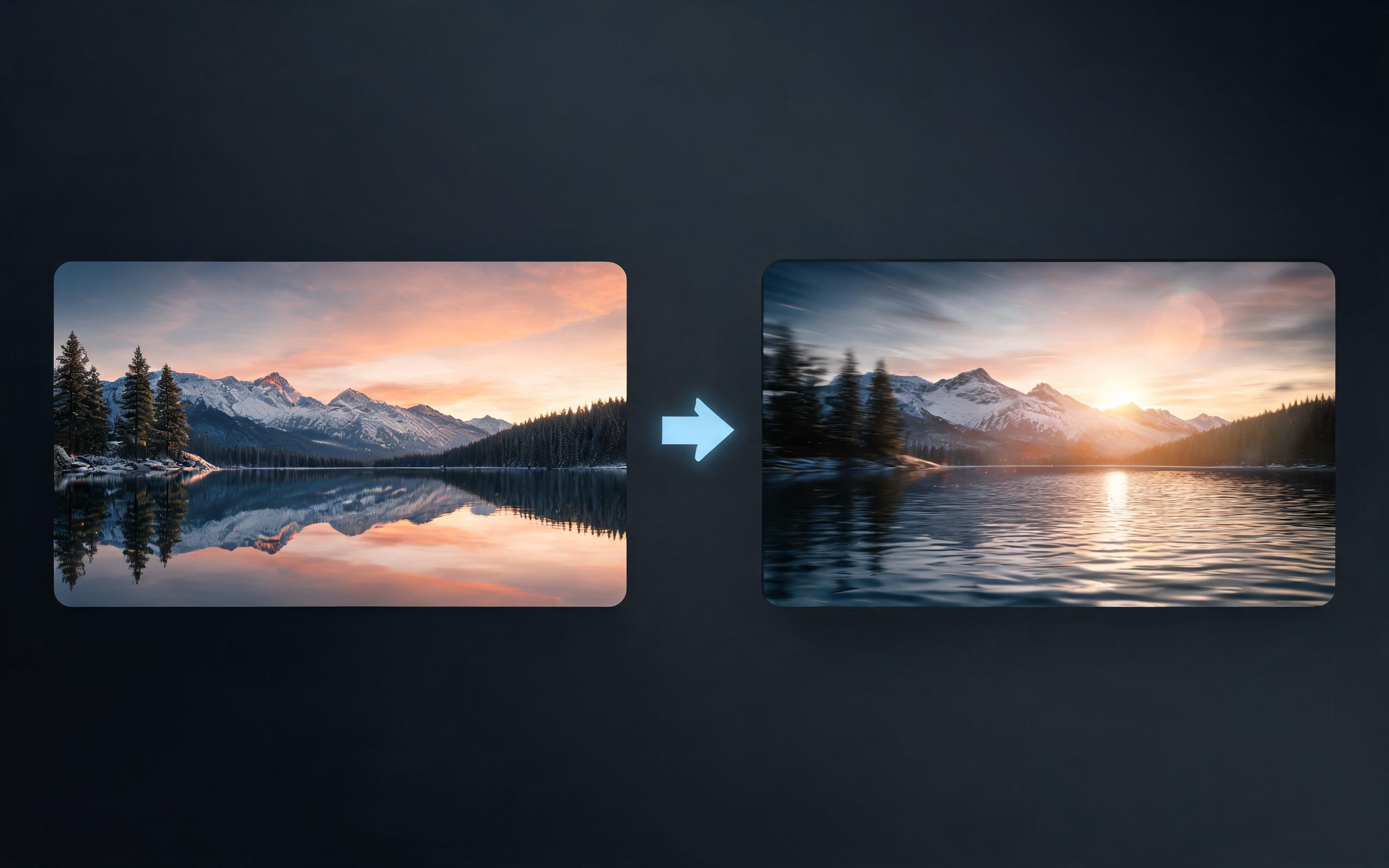 Vidéo cinématographique IA à partir d'image