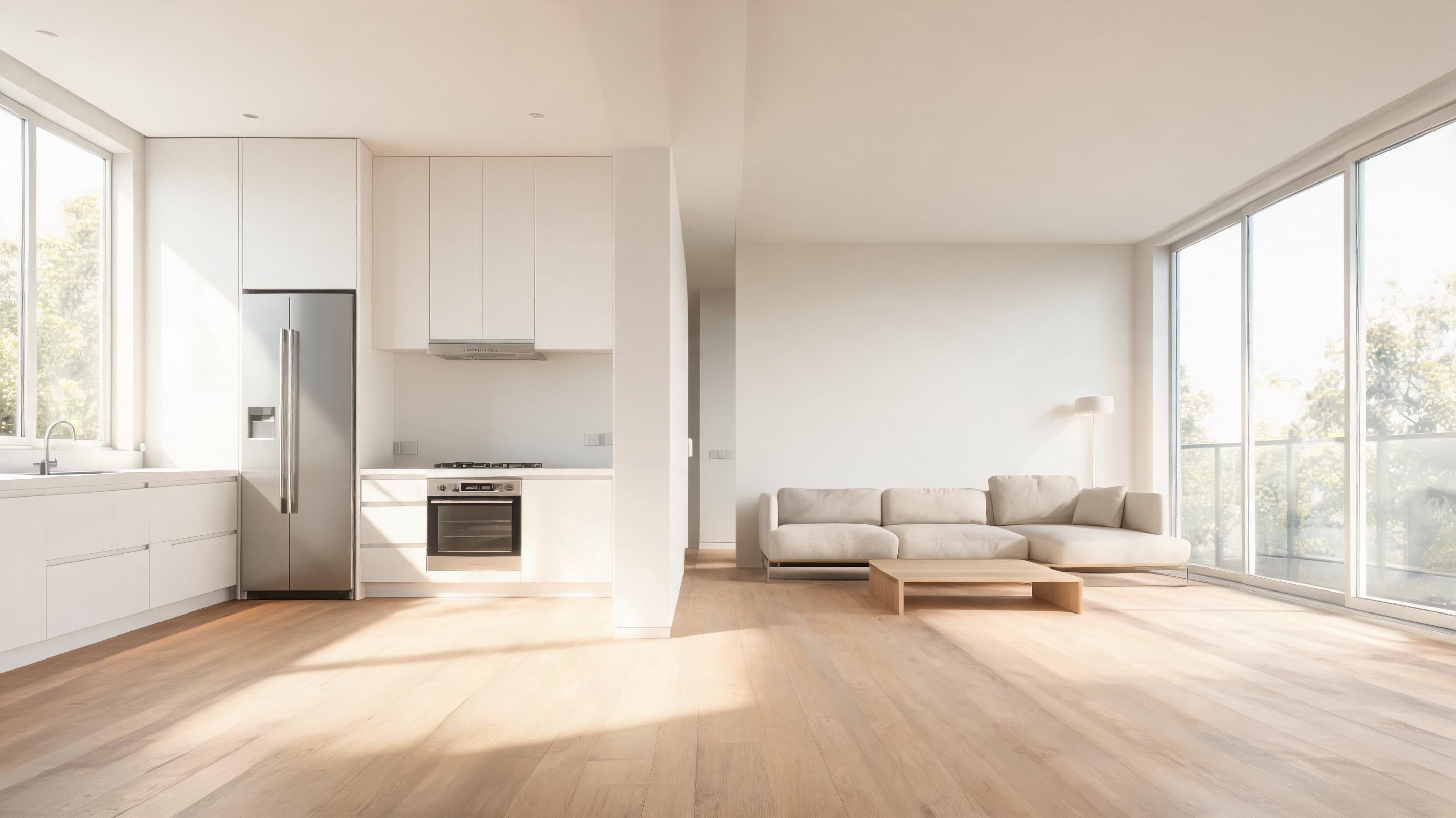 Modern Open-Concept Home Render to Video