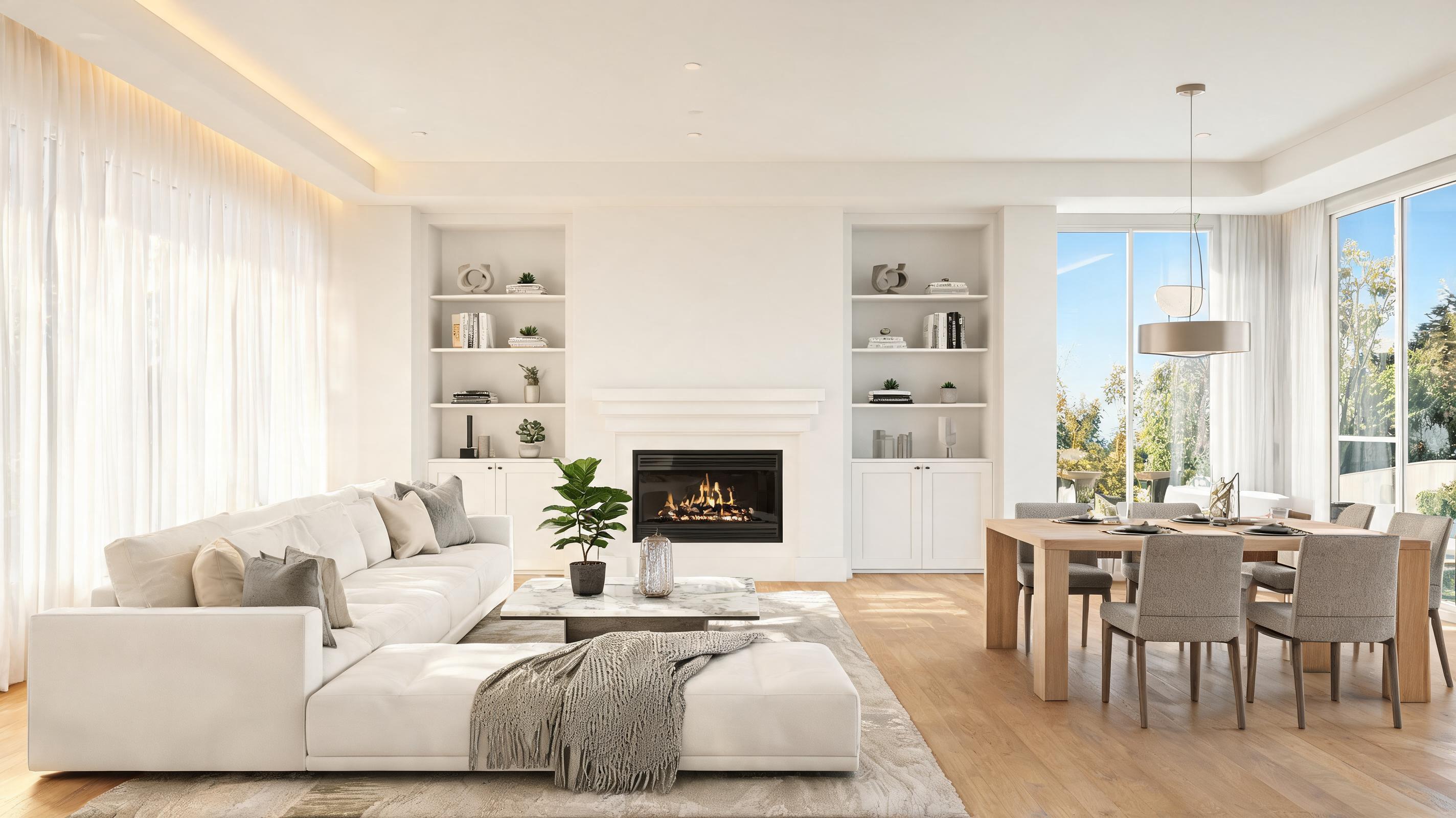 Modern Living Room Wide Pan Clip